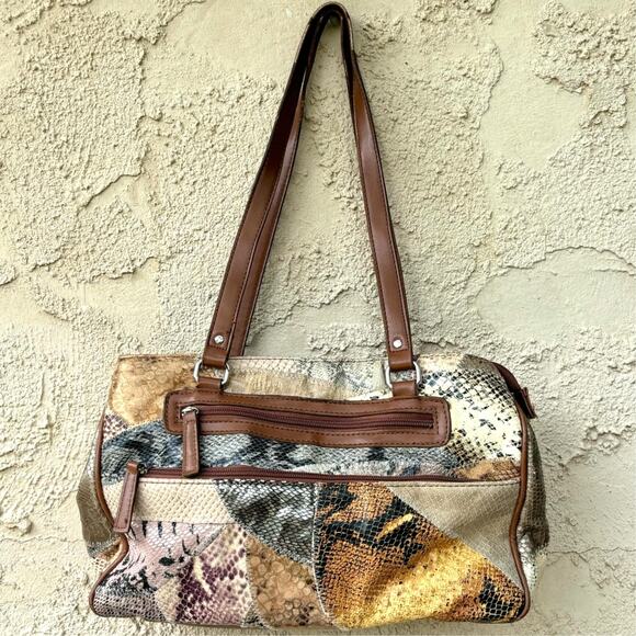 Y2K Animal Patch Jaclyn Smith Bag - Picture 1 of 12